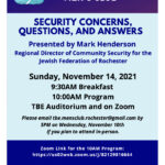 Mens Club Breakfast: Security Concerns, Questions, and Answers