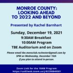 Mens Club Breakfast: Monroe County Looking Ahead to 2022 and Beyond