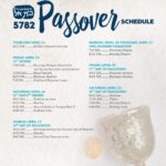 Passover Schedule 5782
