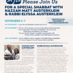 SPECIAL SHABBAT WITH HAZZAN MATT AUSTERKLEIN & RABBI ELYSSA AUSTERKLEIN