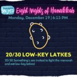 20s/30s Candle Lighting and Low-Key Latkes