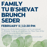 Family Tu B’shevat Brunch Seder