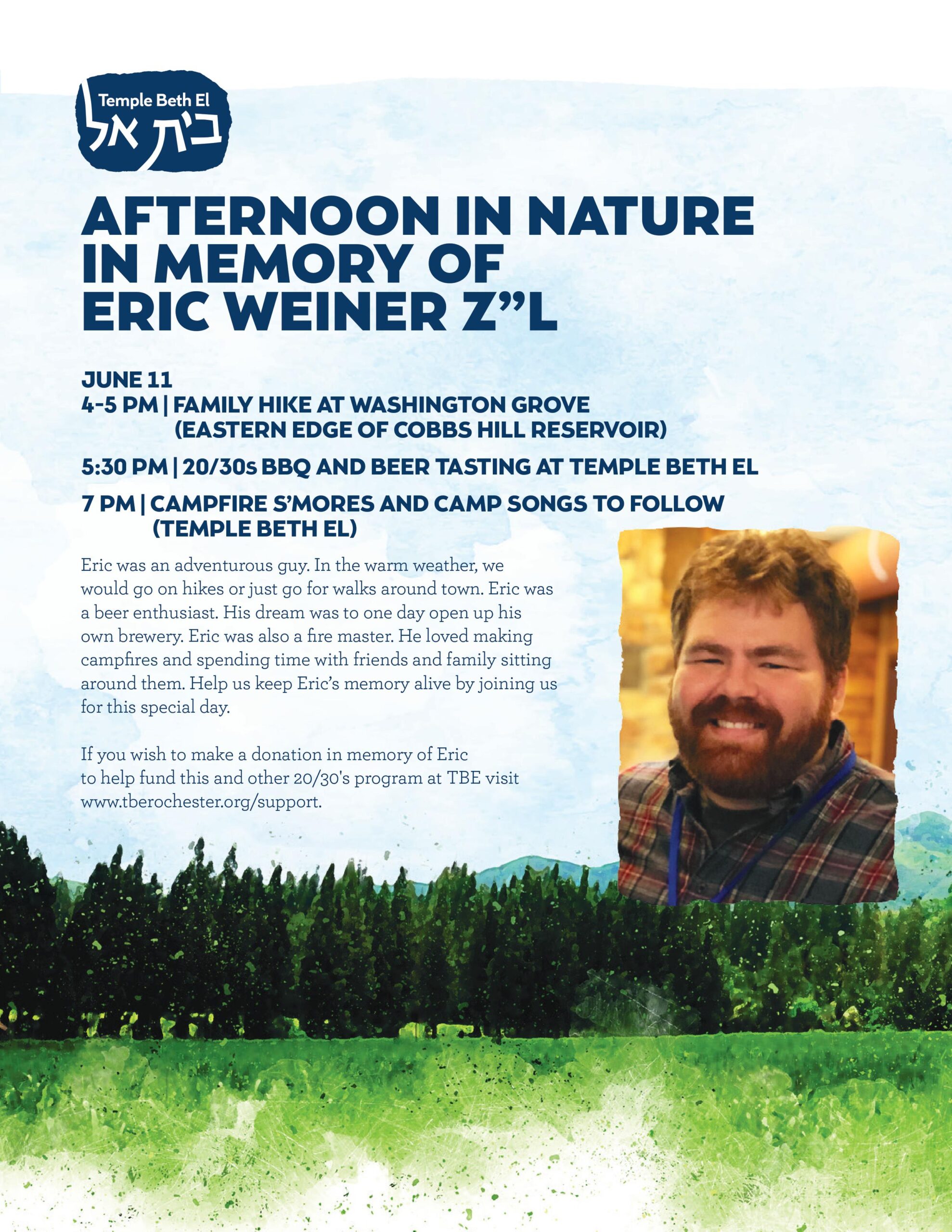 Afternoon in Nature In Memory of Eric Weiner z'L