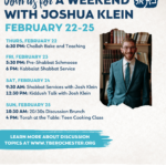Weekend with Josh Klein